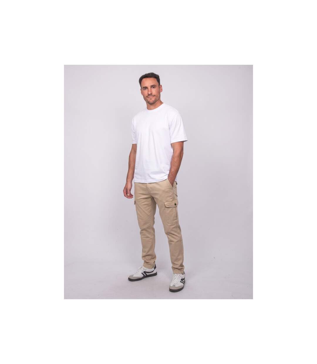 Pantalon cargo slim VERDON-4