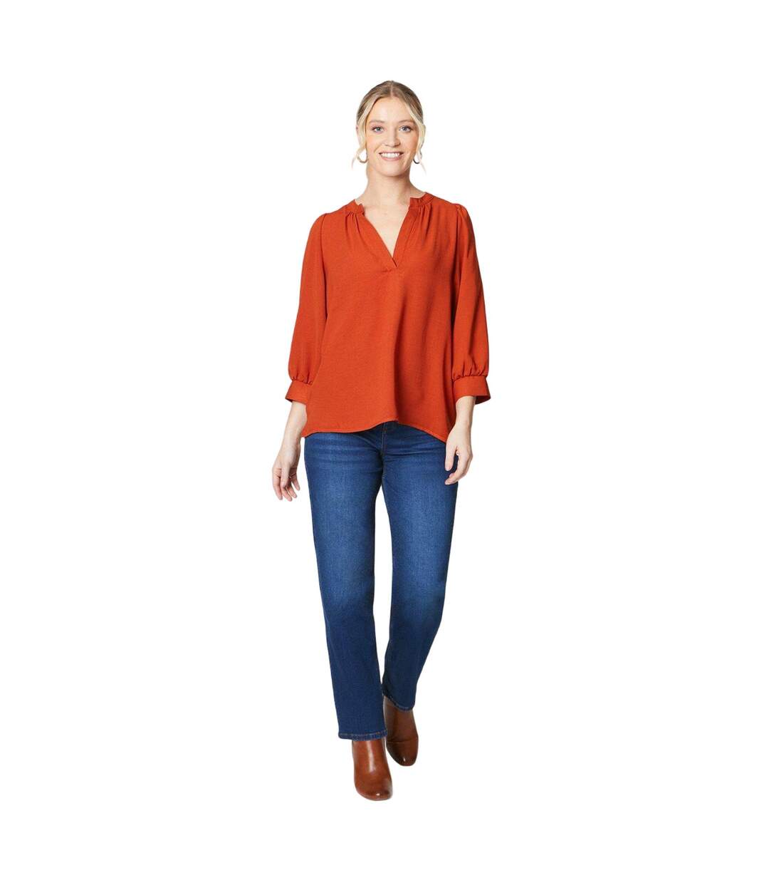 Chemisier femme rouille Dorothy Perkins-3