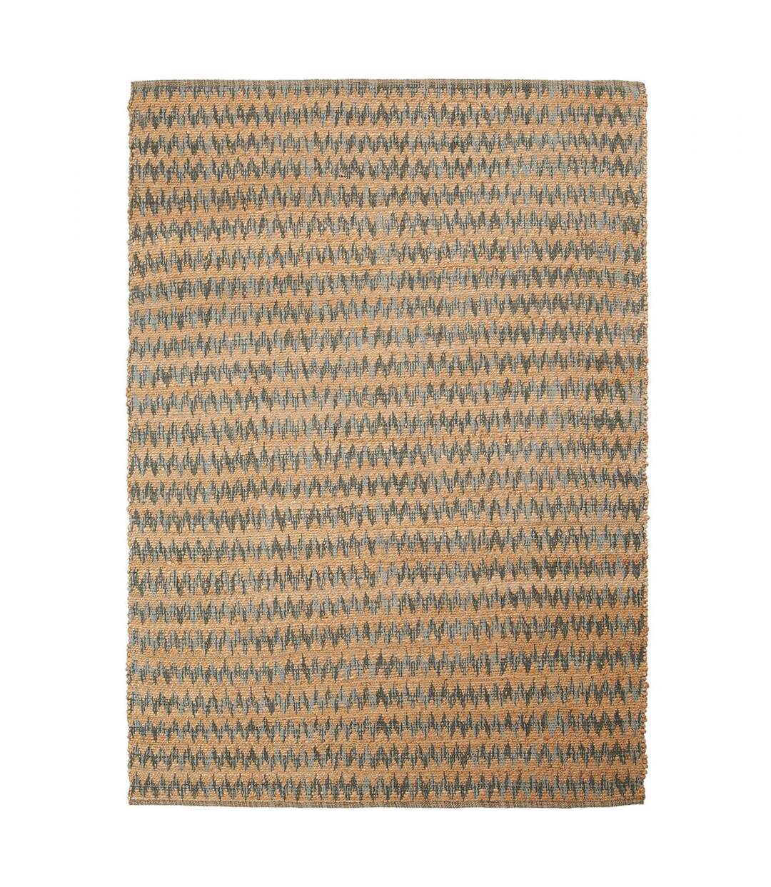 Tapis kilim fait main en chanvre motif géométrique-1