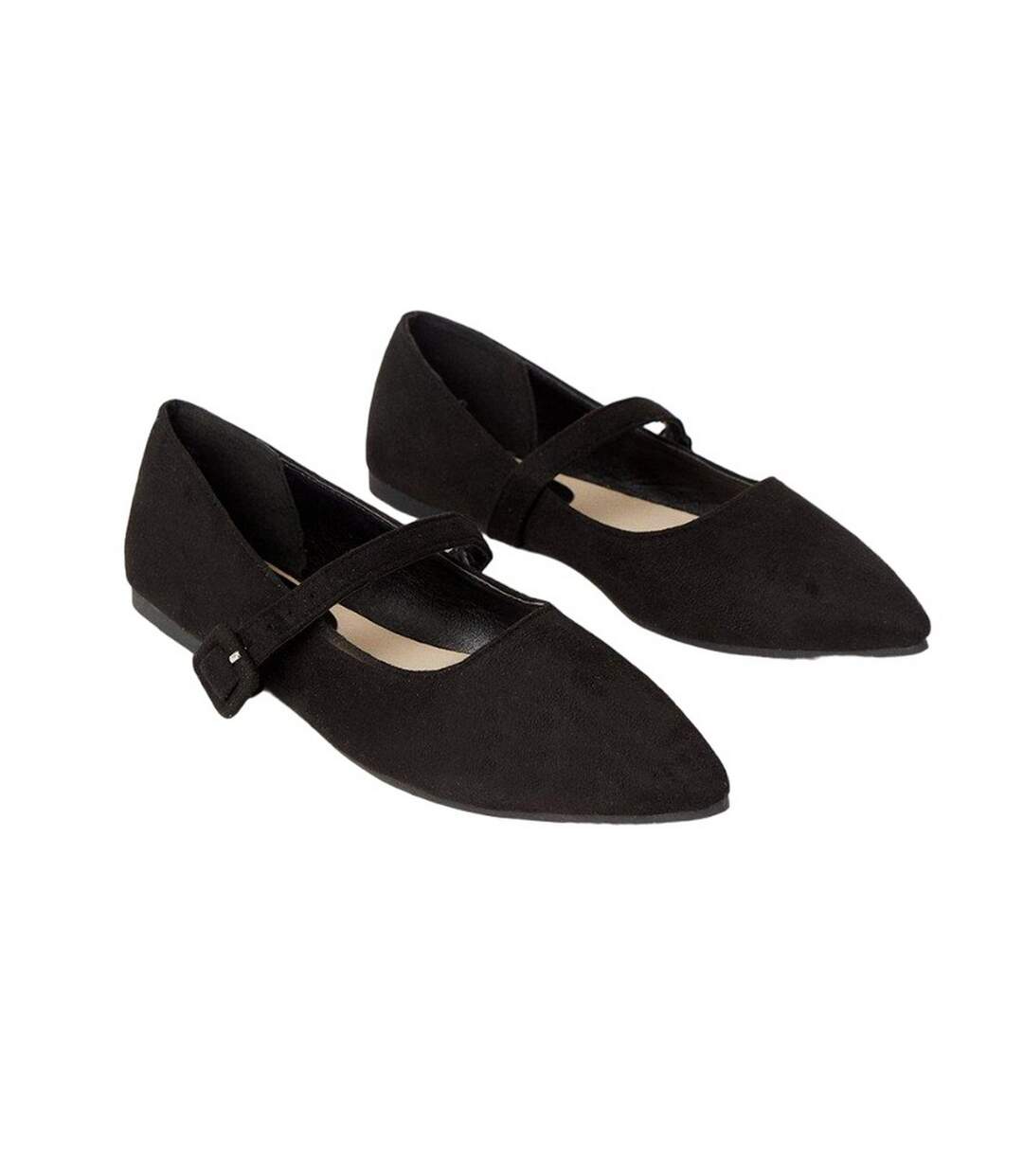 Ballerines penelope femme noir naturel Dorothy Perkins-1