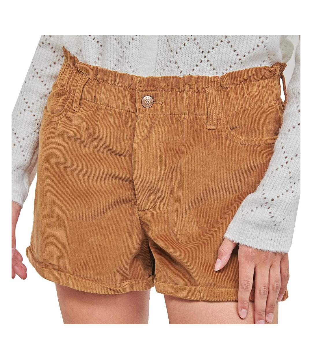 Short Marron Femme Only Cuba Flora - M-1