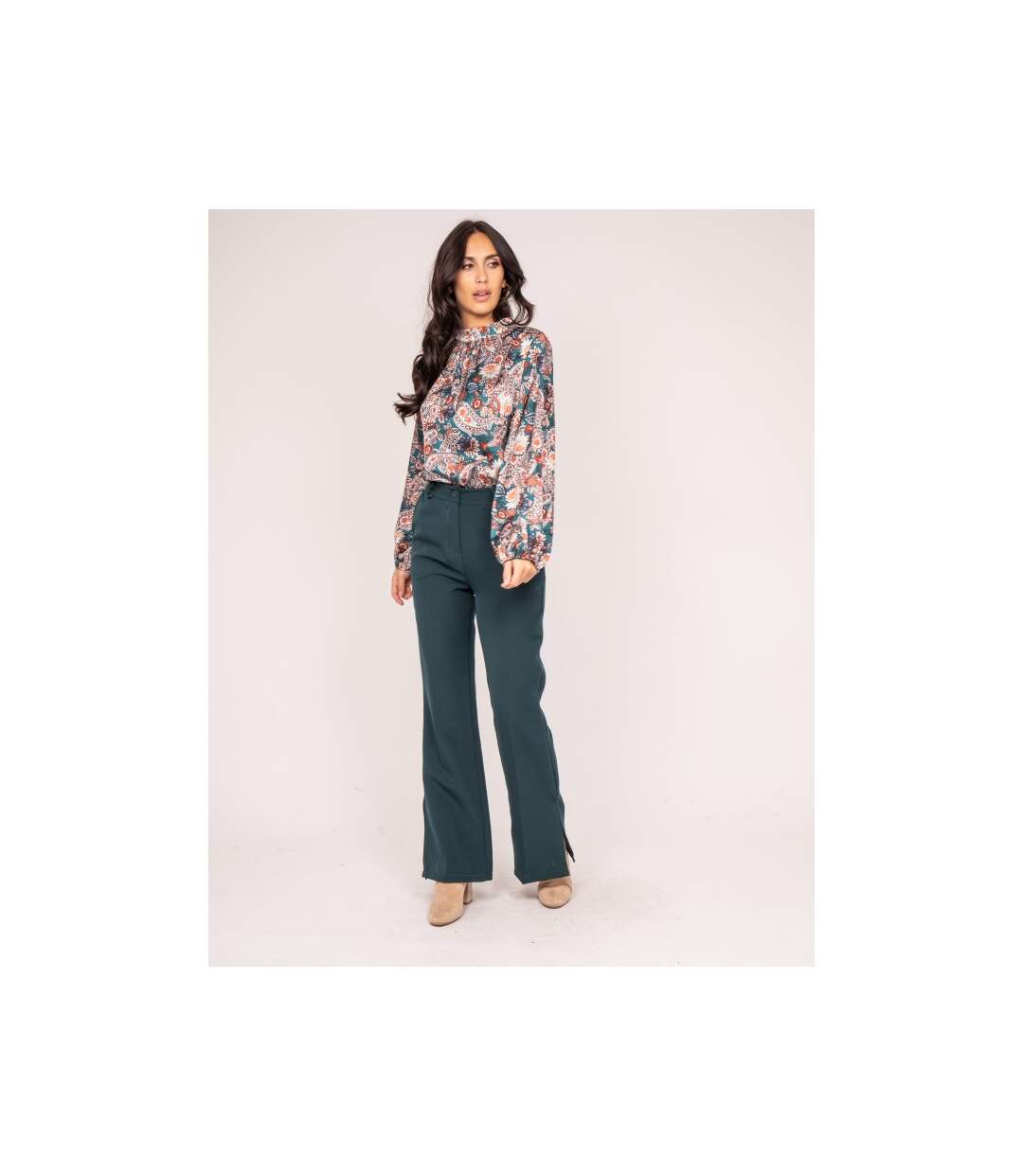 Blouse fluide motifs FABUS - Dona X Lisa-4
