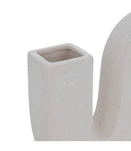 Soliflore en Céramique Olme 24cm Blanc