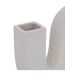 Soliflore en Céramique Olme 24cm Blanc-3