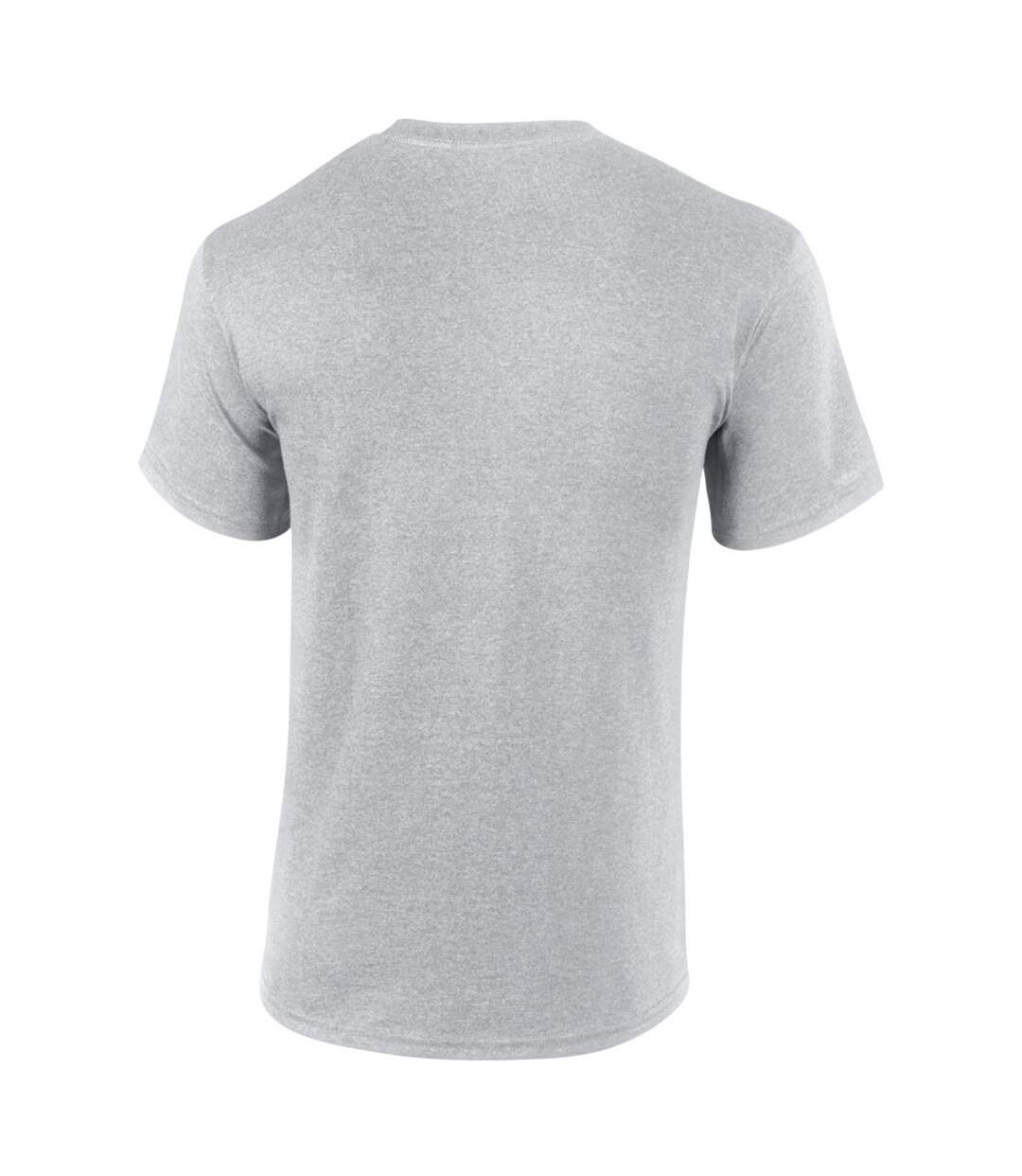 T-shirt à manches courtes homme gris sport Gildan-2