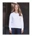 Sweat femme blanc Awdis-3