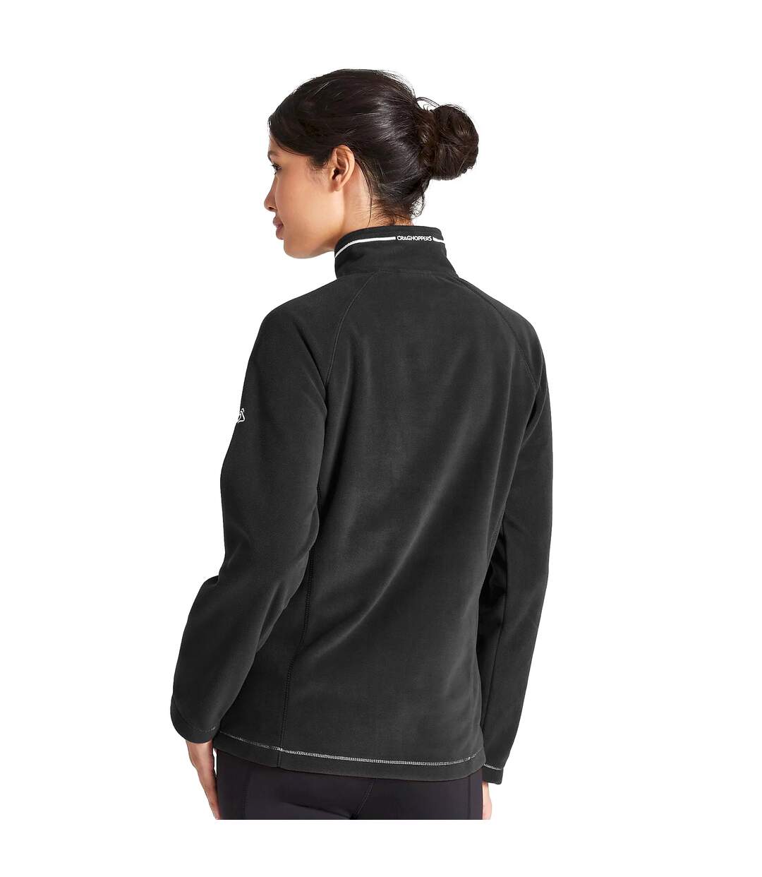 Womens/ladies Miska Vi Half Zip Fleece Black Craghoppers-3