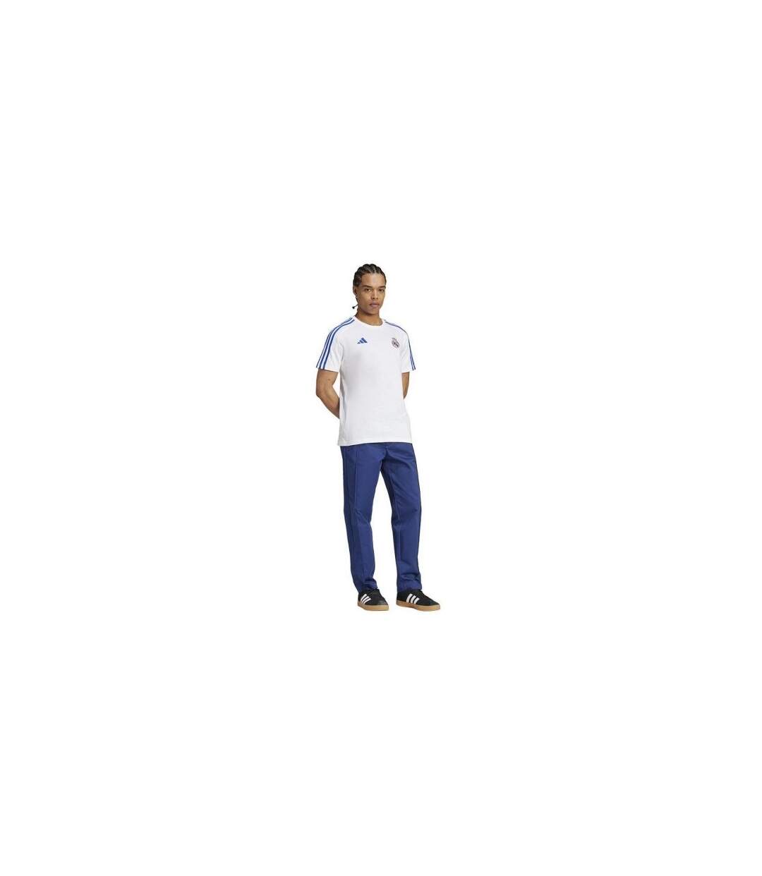 T-shirt Motif/style Real Madrid Cf Homme Blanc Adidas-1