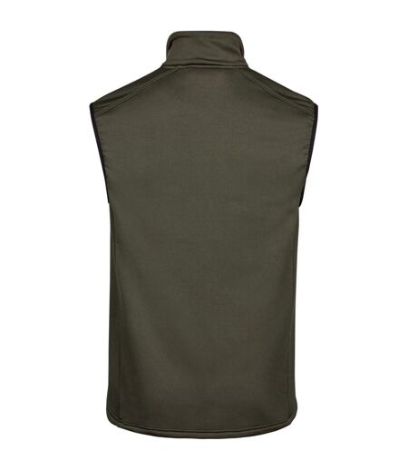 Tee Jays Mens Fleece Stretch Body Warmer (Deep Green)