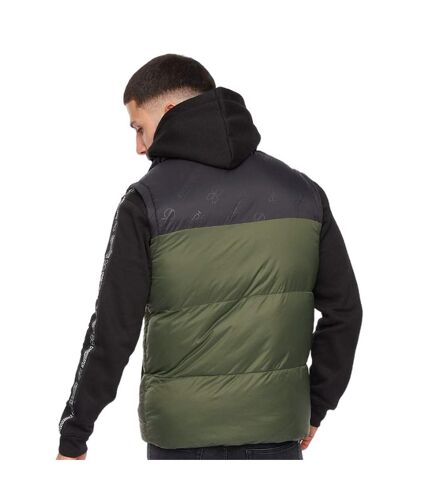 Veste sans manches demerley homme vert sombre / noir Crosshatch