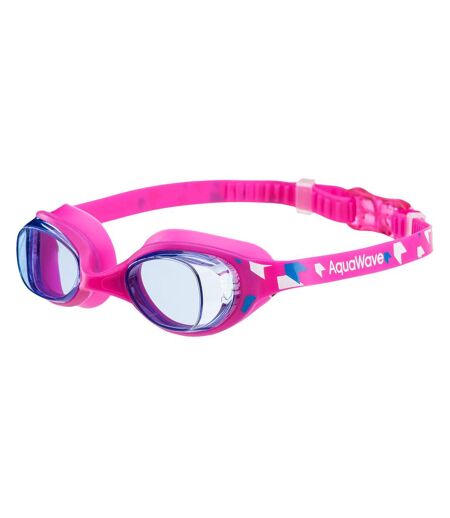 Lunettes de natation breeze enfant rose / bleu transparent Aquawave