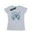 Disney T-shirt en coton Femme/Les femmes Nightmare Before Christmas Paint Spray Carers (Gris sportif) - UTBI35610-1