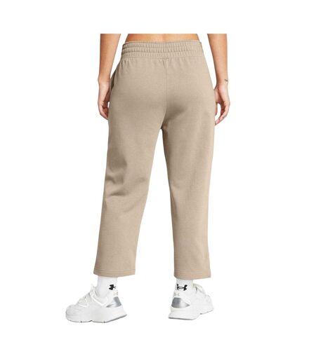 Pantalon De Jogging Rival Terry Femme Marron Blanc Under Armour