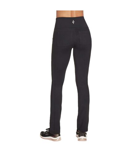 Womens/ladies Go Walk Jogging Bottoms Black Skechers