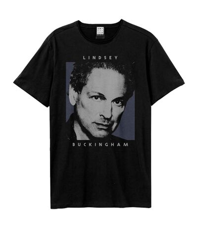 T-shirt Style Lindsey Buckingham Profile Adulte Noir Amplified