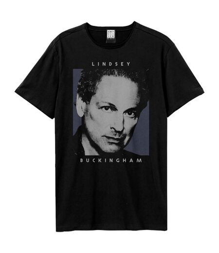 T-shirt Style Lindsey Buckingham Profile Adulte Noir Amplified