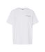 T-shirt blanc femme pieces fonda-1