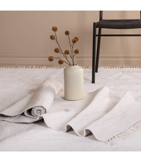 Tapis Déco Nico 160x230cm Blanc Cassé