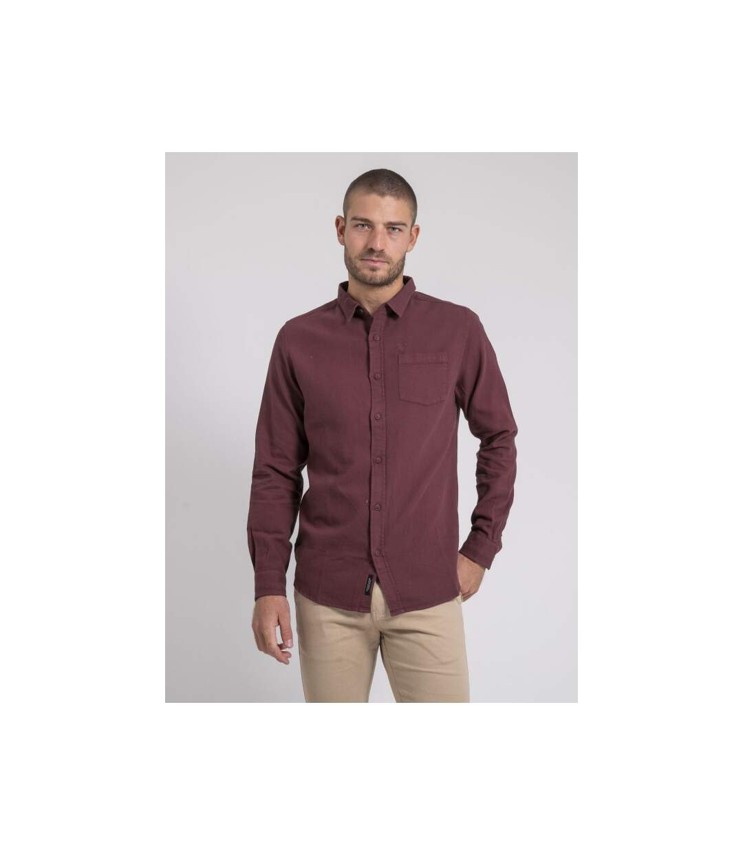 Chemise manches longues pur coton TAMORIS