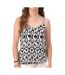 Débardeur blanc/noir à motifs femme only nova life paris-1