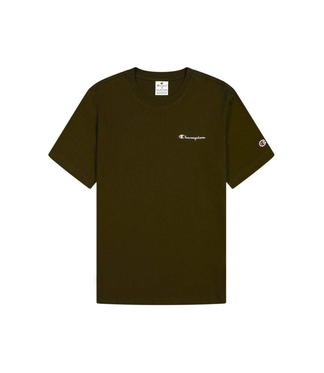 T-shirt Manches Courtes Homme Olive Champion-1
