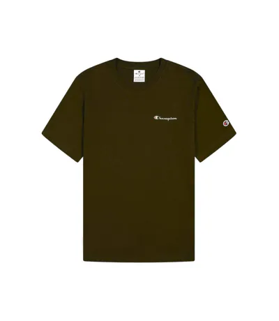 T-shirt Manches Courtes Homme Olive Champion