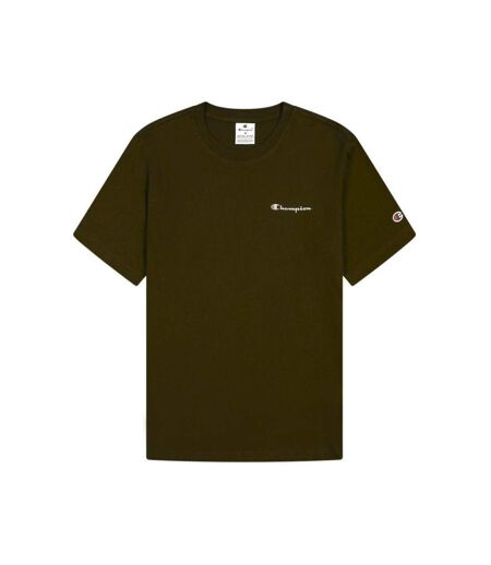 T-shirt Manches Courtes Homme Olive Champion