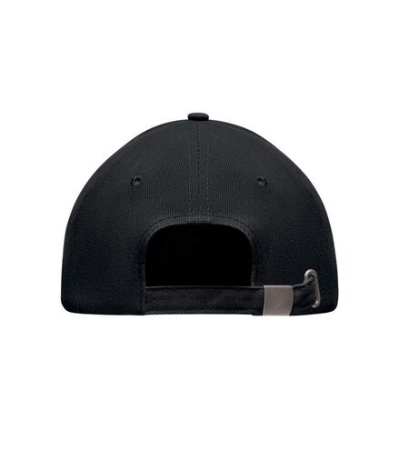 Singa 5 Panel Baseball Cap Black MidOcean