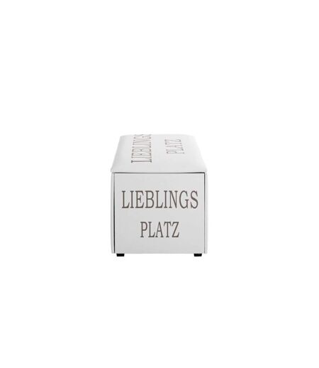 Coffre de Rangement Lieblings Platz 65cm Blanc