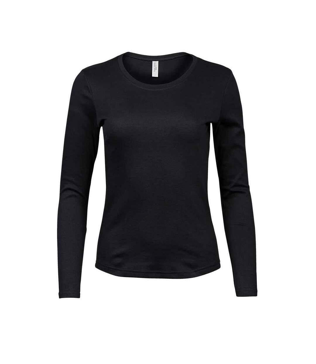 T-shirt interlock femme noir Tee Jays