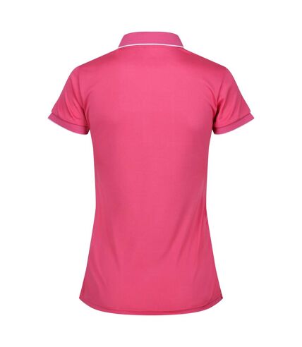 Womens/ladies remex ii polo neck t-shirt flamingo pink solid Regatta