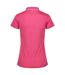 Womens/ladies remex ii polo neck t-shirt flamingo pink solid Regatta