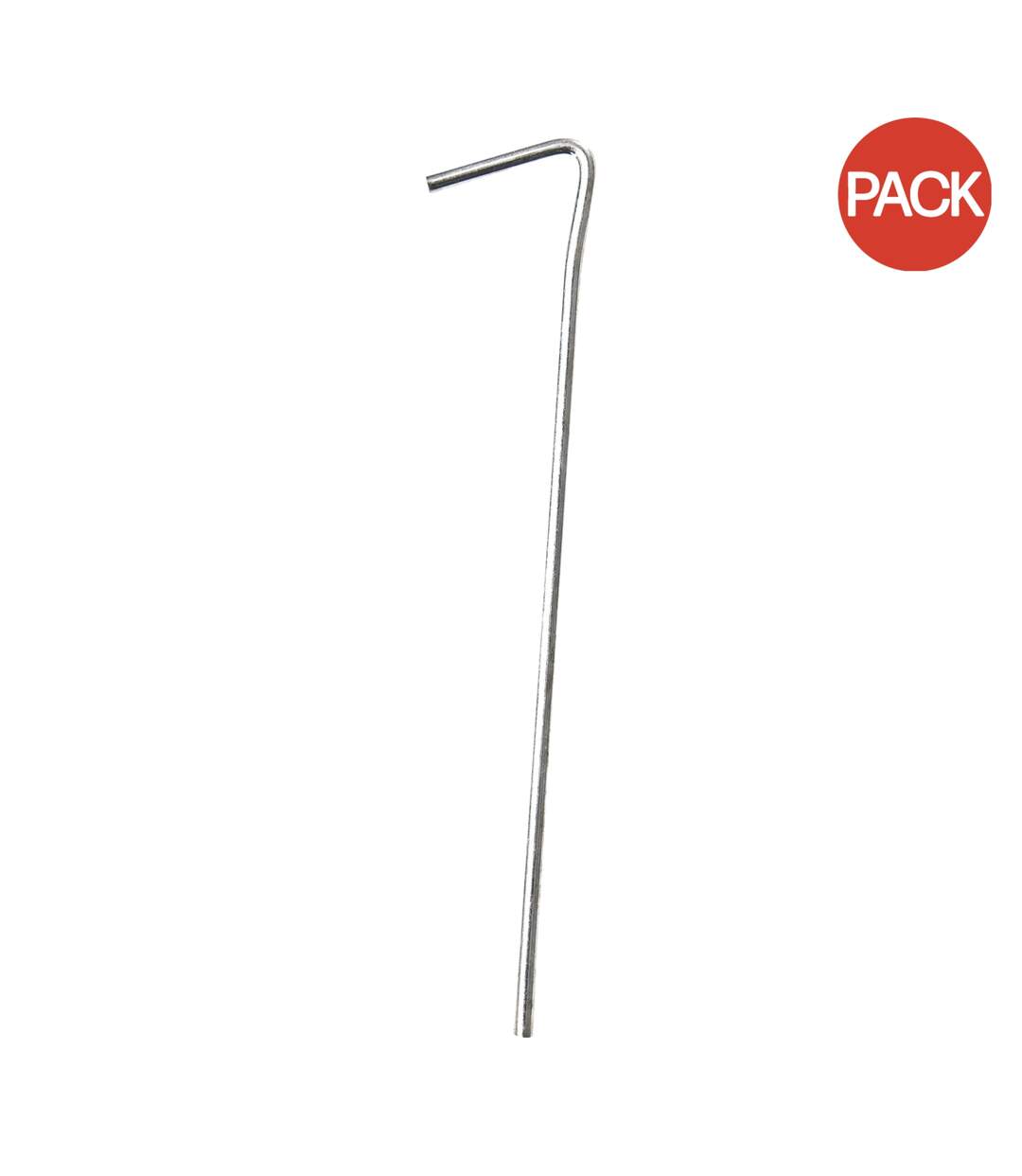 Lot de 10  Axion piquets de tente 15cm taille unique argent Trespass-1