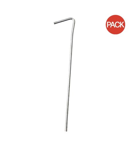 Lot de 10  Axion piquets de tente 15cm taille unique argent Trespass