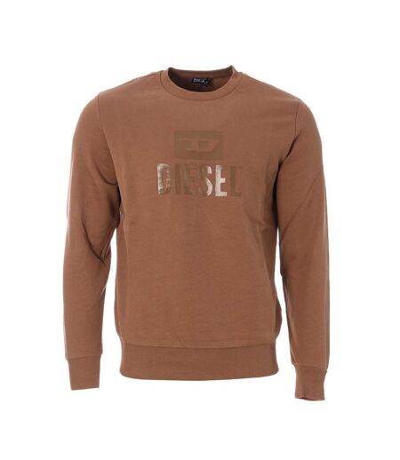 Sweat marron homme diesel felpas - 3xl