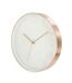 Horloge ronde Deco Chic - Diam. 30,5 cm - Blanc