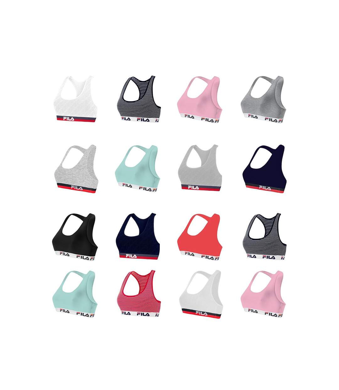 Pack Surprise de 2 Brassières coton femme Fila