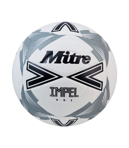 Mitre - Ballon de foot IMPEL ONE (Blanc / Noir / Gris) (Taille 3) - UTCS1921