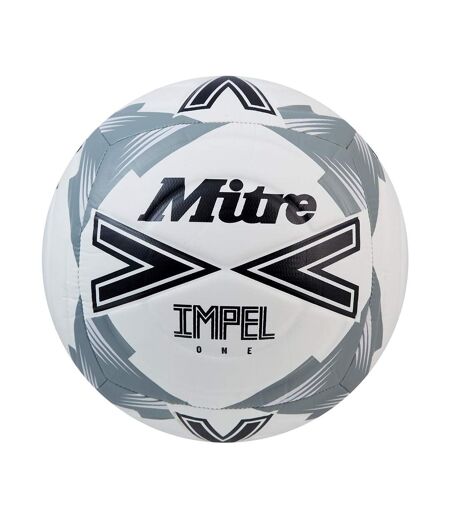 Mitre - Ballon de foot IMPEL ONE (Blanc / Noir / Gris) (Taille 4) - UTCS1921