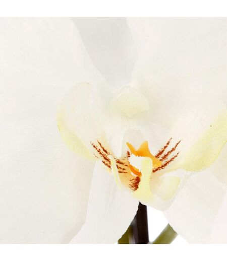 Fleur Artificielle en Pot Orchidée 115cm Blanc