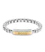 Mens Devon Black Ion Plating Bracelet One Size Light Yellow Steel Boss-1