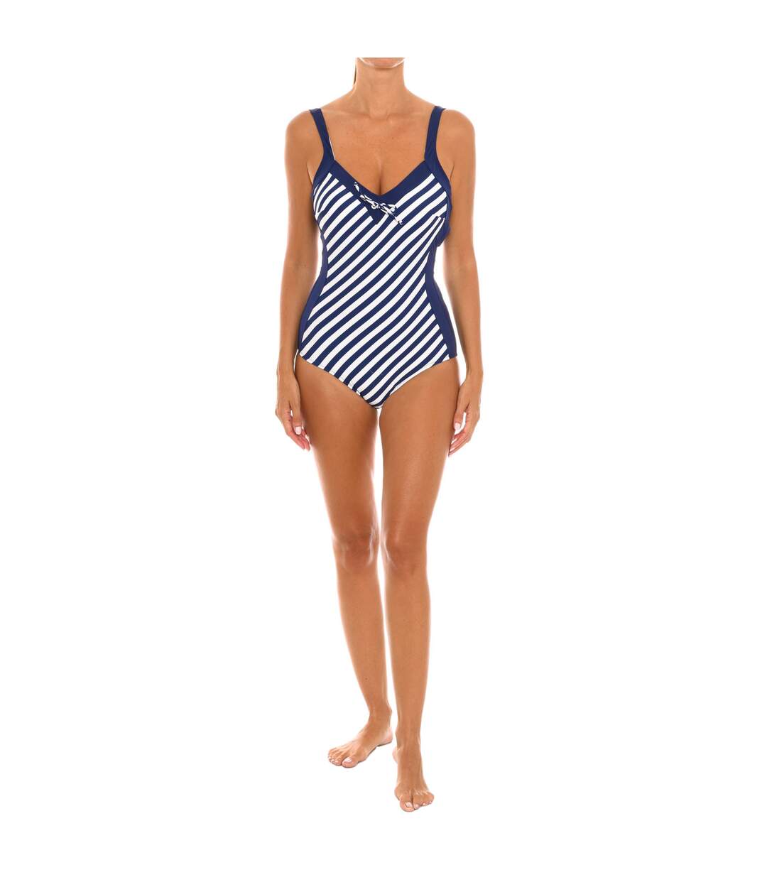 Women's V-neck swimsuit EB1111C-1