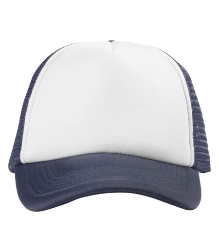 Bullet Trucker 5 Panel Cap (Navy/White) - UTPF978