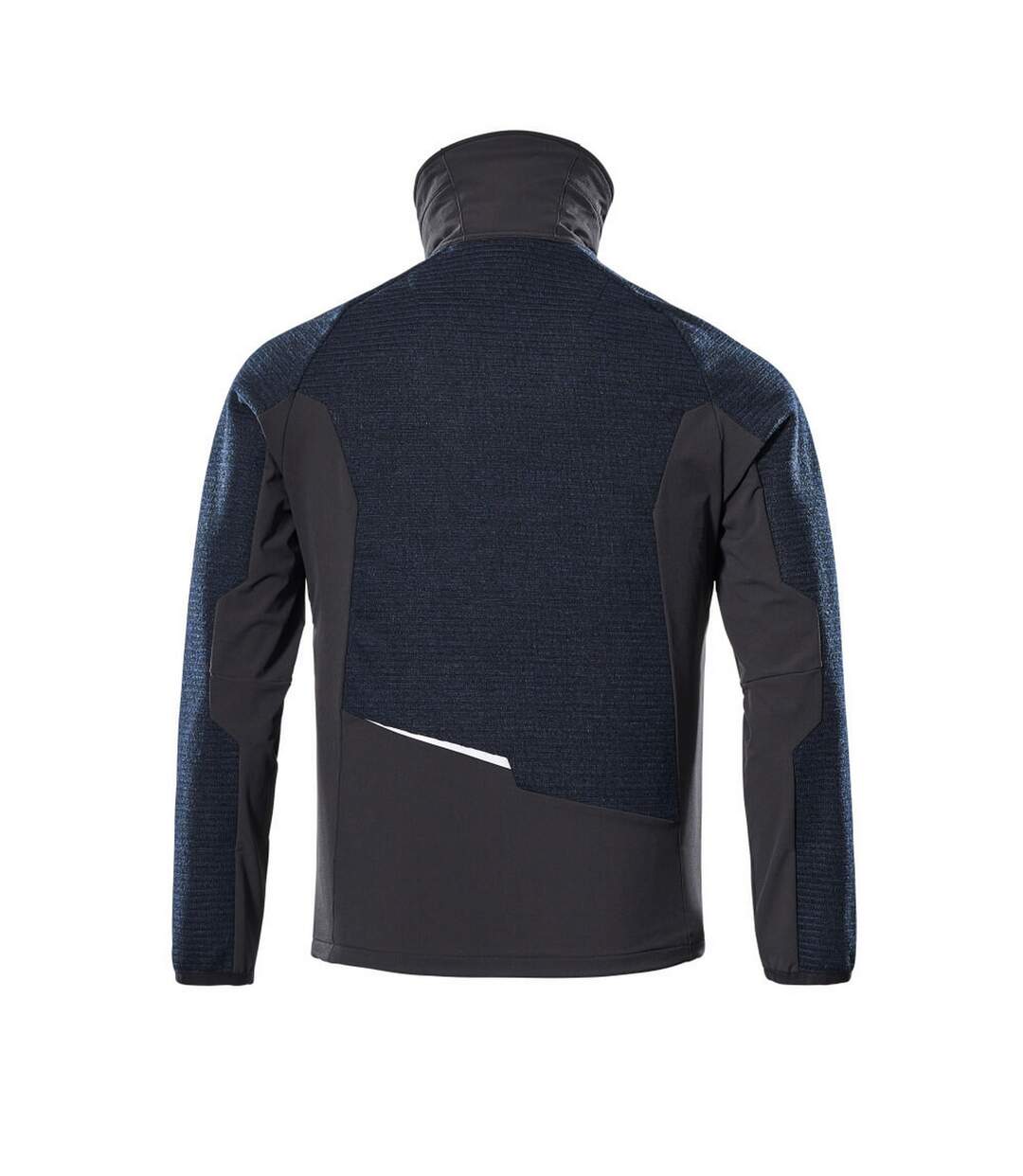 Mens Advanced Knitted Full Zip Jacket Dark Navy Black Mascot-2