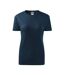 T-shirt Motif/style Classique Femme Bleu Marine Malfini-1