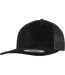 Casquette Trucker Flexfit Noir Yupoong-1