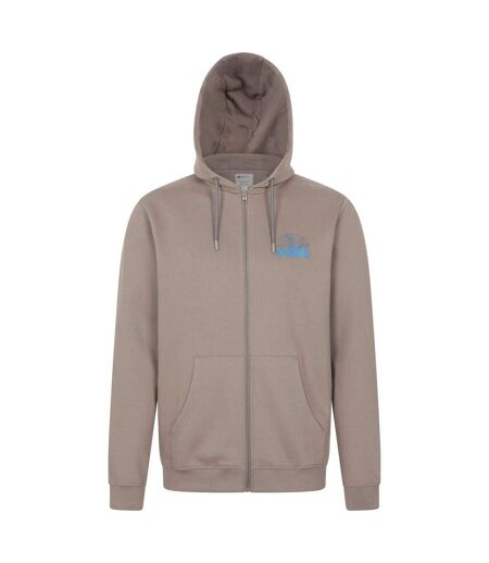 Sweat À Capuche Motif/style Graphique Homme Marron Mountain Warehouse