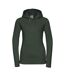 Sweat À Capuche Authentic Femme Vert Bouteille Russell-1