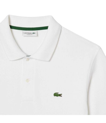 Polo l.12.21 homme blanc Lacoste