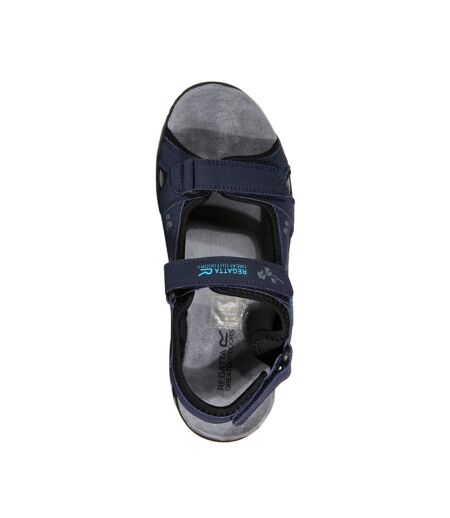 Regatta Womens/Ladies Haris Sandals (Navy/Black) - UTRG4525